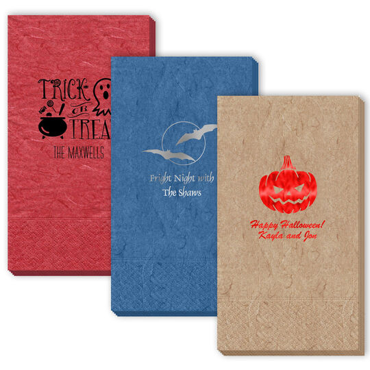 Design Your Own Halloween Bali Guest Towels